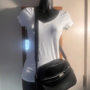 Liz Claiborne Black Crossbody Bag NWOT
